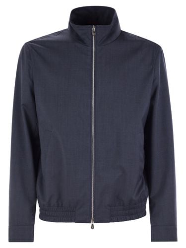 Bomber Jacket In Membrane Canvas - Brunello Cucinelli - Modalova