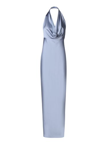 Dust Satin Halter Long Dress - Blanca Vita - Modalova