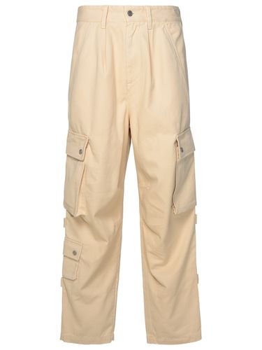 Beige Cotton Blend Trousers - Isabel Marant - Modalova