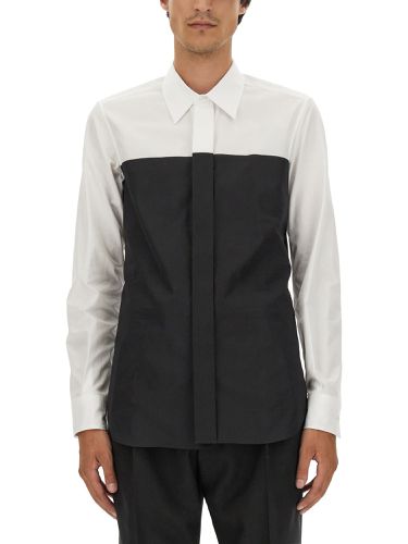 Contrast Cotton Shirt - Alexander McQueen - Modalova