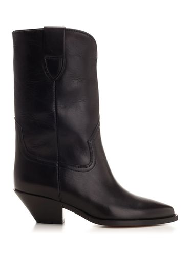 Dahope Leather Cowboy Boots - Isabel Marant - Modalova