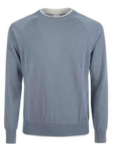 Crewneck Layered-effect Jumper - Eleventy - Modalova