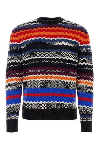 Embroidered Stretch Wool Blend Sweater - Missoni - Modalova