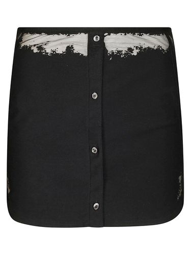 O-malvy Curved Hem Mini Skirt - Diesel - Modalova