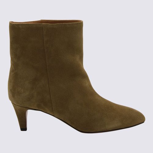 Taupe Suede Daxi Boots - Isabel Marant - Modalova