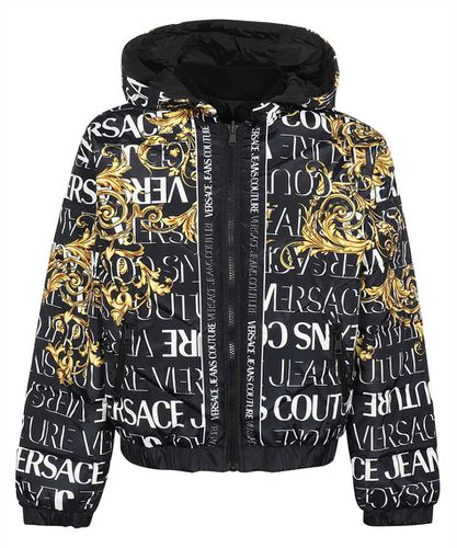 Reversible Hooded Down Jacket - Versace Jeans Couture - Modalova