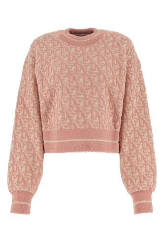 Embroidered Nylon Blend Sweater - Palm Angels - Modalova