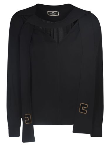 Elisabetta Franchi Scarfed Blouse - Elisabetta Franchi - Modalova