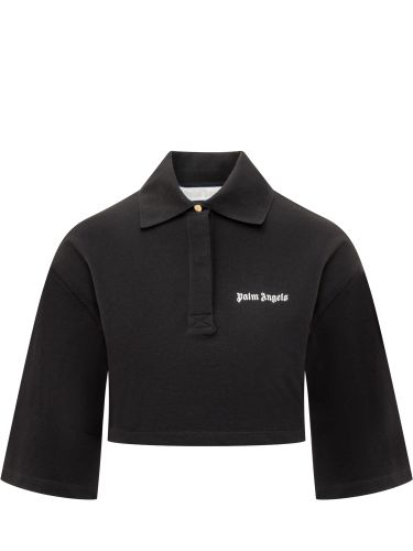 Palm Angels Polo Shirt With Logo - Palm Angels - Modalova