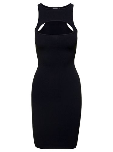 Mini Sleeveless Ribbed Dress With Cut-out Detail In Viscose Blend Woman - Dsquared2 - Modalova