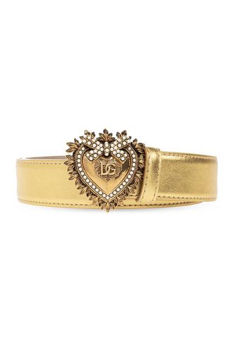 Heart-buckle Embellished Belt - Dolce & Gabbana - Modalova