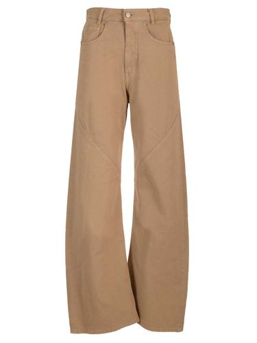 Trousers In Cotton Twill - MM6 Maison Margiela - Modalova