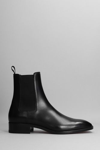 Samson Flat Ankle Boots In Leather - Christian Louboutin - Modalova