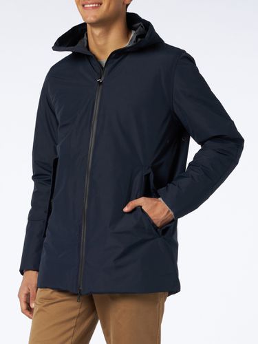 Man Hooded Blue Voyager Parka Jacket - MC2 Saint Barth - Modalova