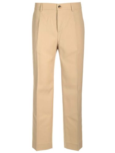 Wool Drill Tailored Trousers - Golden Goose - Modalova