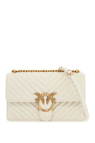 Chevron Quilted Classic Love Bag One - Pinko - Modalova