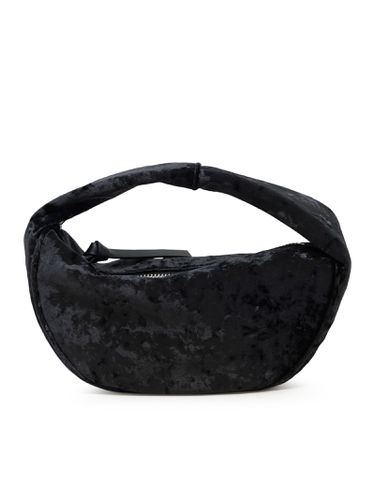 Baby Cush Black Crushed Velvet Handbag - BY FAR - Modalova