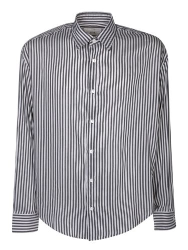 Cream/ Striped Shirt - Ami Alexandre Mattiussi - Modalova