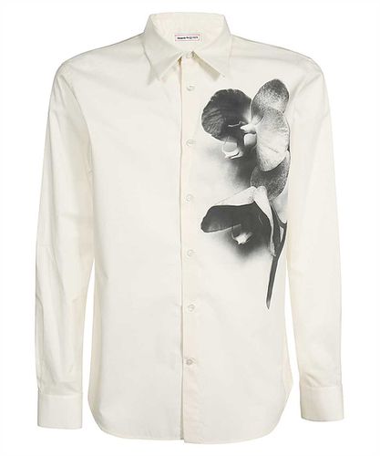 Long Sleeve Cotton Shirt - Alexander McQueen - Modalova