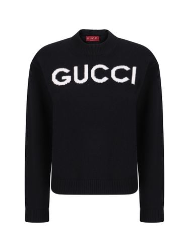 Gucci Logo Intarsia Knit Sweater - Gucci - Modalova