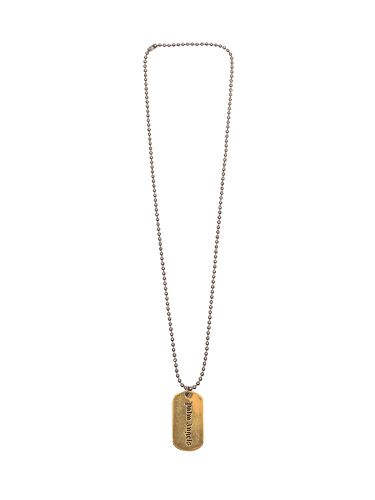 Necklace With Military Plate - Palm Angels - Modalova