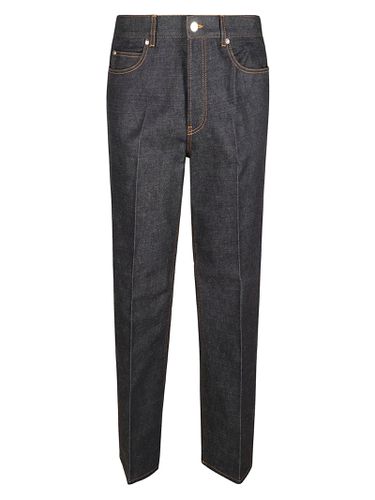 Ferragamo Straight Buttoned Jeans - Ferragamo - Modalova