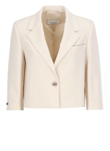 Viscose Single Breasted Blazer - Peserico - Modalova