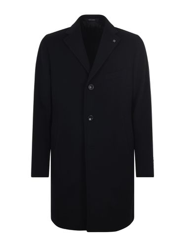 Chest Welt-pocketed Single-breasted Coat - Tagliatore - Modalova