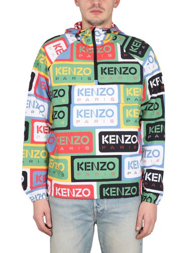 Kenzo Labels Windbreaker Jacket - Kenzo - Modalova