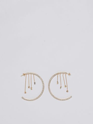 Elisabetta Franchi Metal Earrings - Elisabetta Franchi - Modalova