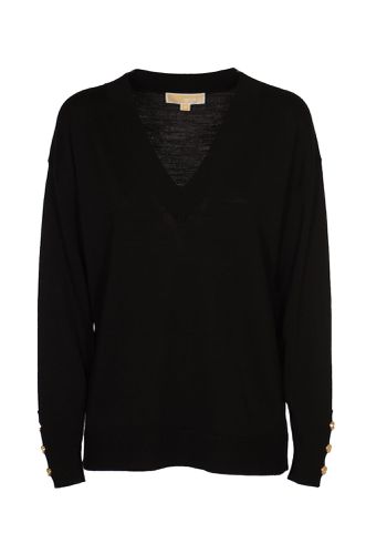 V-neck Rib Trim Sweater - Michael Kors - Modalova