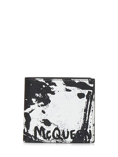 Mcqueen Graffiti Wallet - Alexander McQueen - Modalova