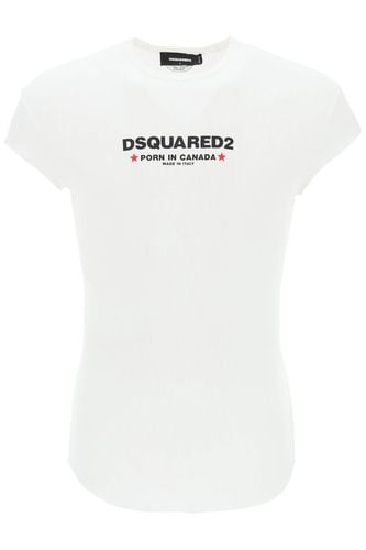 Dsquared2 Choke Fit Ribbed T-shirt - Dsquared2 - Modalova