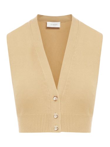 Cropped Vest In Stretch Viscose - SportMax - Modalova