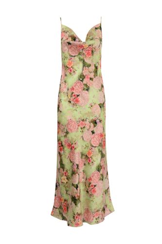 Louis Silk Dress With Floral Print - Max Mara Studio - Modalova