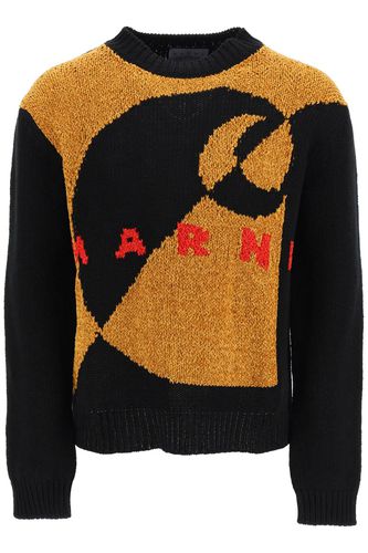 Marni Pullover With Inlaid Logo - Marni - Modalova