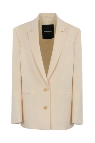 Oversized Viscose Twill Jacket - Patrizia Pepe - Modalova