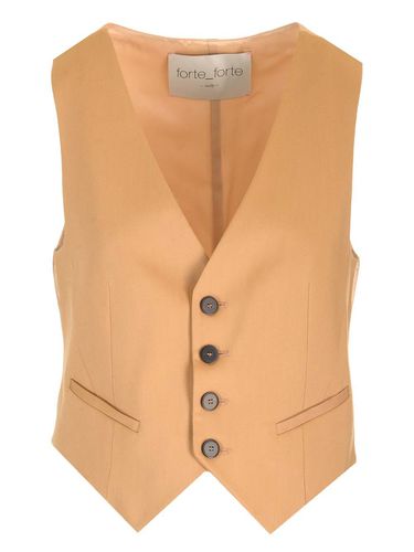 Forte_Forte Viscose Wool Twill Waistcoat - Forte Forte - Modalova