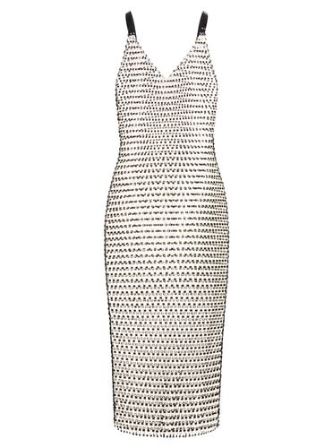 Tadita Midi Crystal Net Slip Dress Woman Rotate - Rotate by Birger Christensen - Modalova