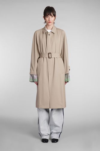 Tie-waist Layered Coat - Maison Margiela - Modalova