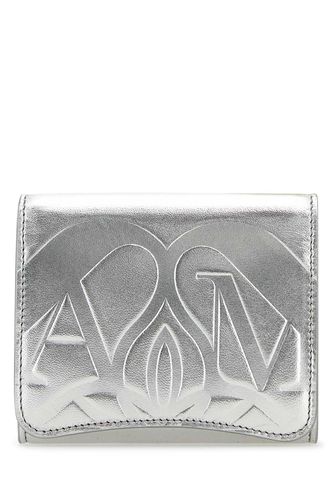 Silver Leather Wallet - Alexander McQueen - Modalova