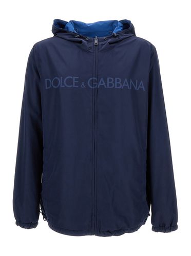 Reversible Jacket In Polyester Man - Dolce & Gabbana - Modalova
