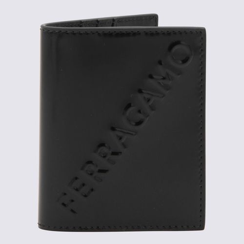 Ferragamo Black Leather Card Holder - Ferragamo - Modalova