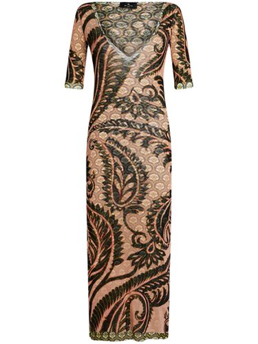 Etro Paisley-print Tulle Maxi Dress - Etro - Modalova