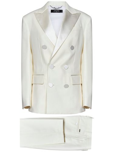 Boston Double-breasted Satin Suit - Dsquared2 - Modalova