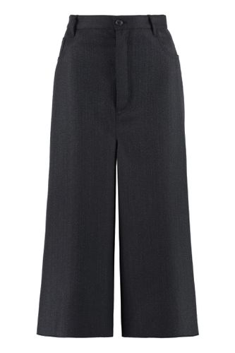 Balenciaga Wool Wide-leg Trousers - Balenciaga - Modalova