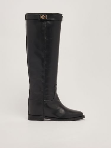 Via Roma 15 Leather Boots - Via Roma 15 - Modalova