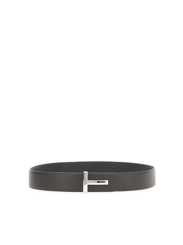 Tom Ford T Grainy Leather Belt - Tom Ford - Modalova