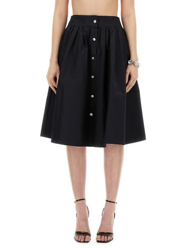 Moschino Poplin Skirt - Moschino - Modalova