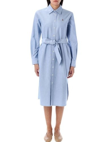 Belted Oxford Shirtdress - Ralph Lauren - Modalova